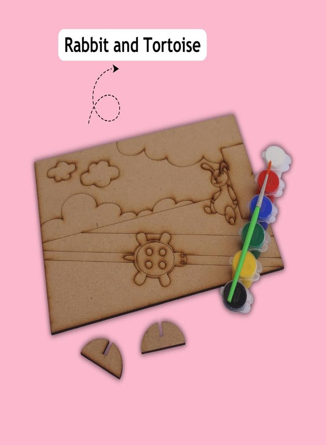 تالي مجموعة تالي للرسم اليدوي - رسم قصة بانشاتانترا | ورقتان مُعلّمتان مسبقًا | مجموعة واحدة من الحامل/الصور المرجعية/فرشاة الألوان | مجموعة حرفية متكاملة فاخرة للأطفال والكبار | تنمية المهارات والاسترخاء - Image 4